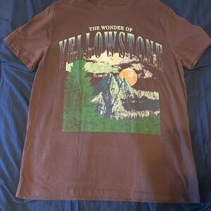 Goodfellow & Co Brown Graphic Tee